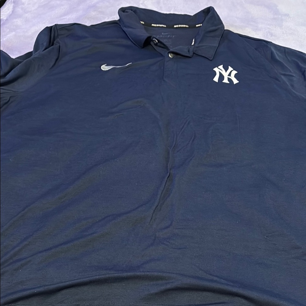Nike Blue Polo Shirt with Classic Design